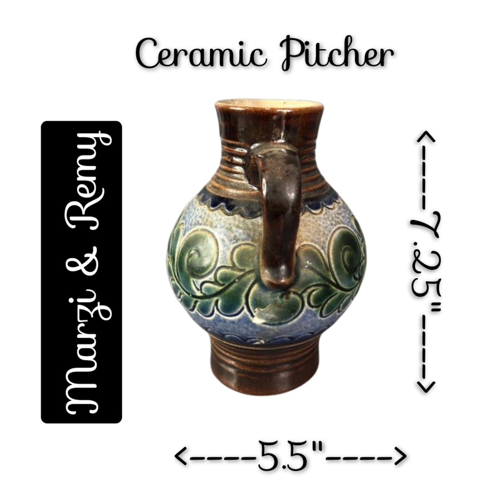 Marzi & Remy ~ German Ceramic Pitcher - Picture 2 of 3